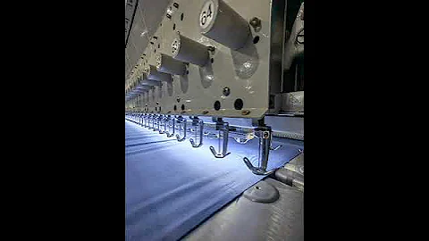 Single Color Double Rows Quilting and Embroidery Machine