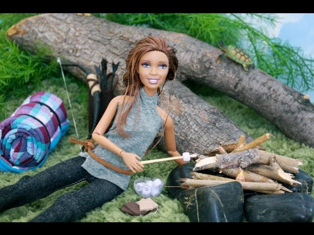 How to Make a Doll Fly Fishing Rod - Doll Crafts 