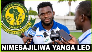 🛑#LIVE MSIKIE AKAMINKO MUDA HUU AFUNGUKA ATHIBITISHA AMESAJILIWA YANGA LEO, ASAINI MKATABA MIAKA HII