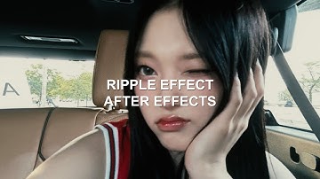 Ripple Effect Tutorial | After Effects