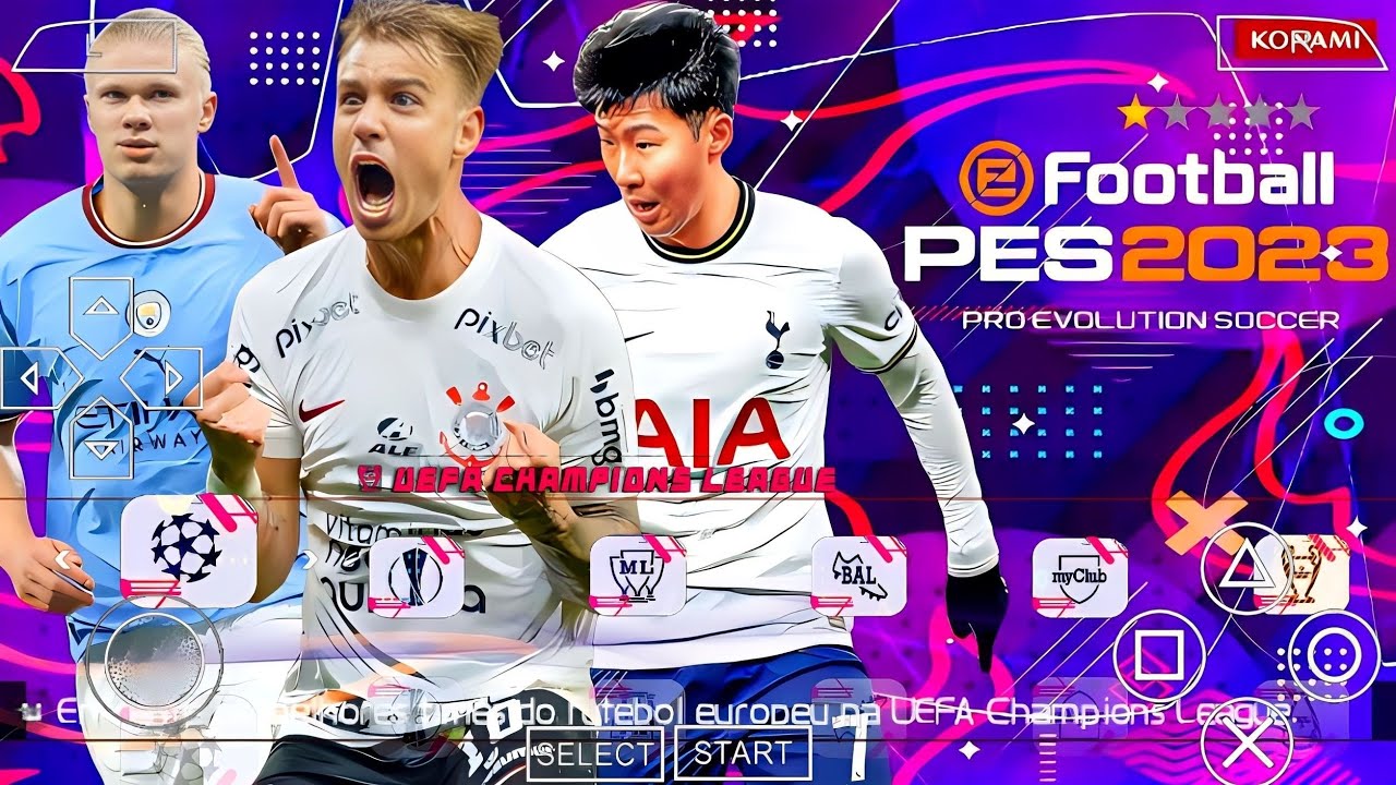 ✓ eFootball PES 2023 Leve PPSSPP C/ Brasileirão & Europeu 100