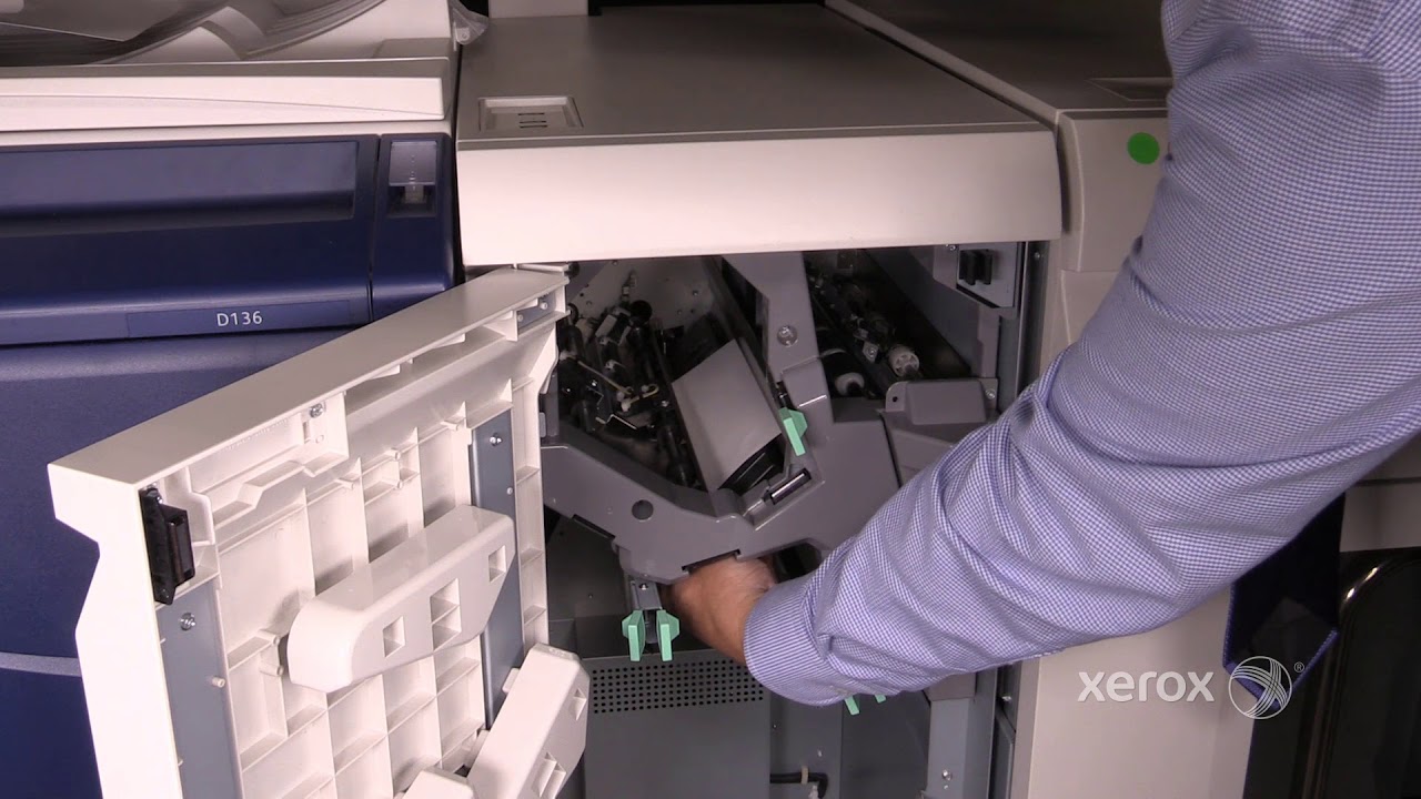 Xerox® D95 D110 D125 D136® Black and White Copier Printer Clearing