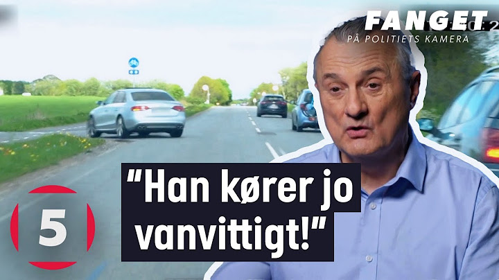Vanvidsbillist på landevej! | Fanget På Politiets Kamera | Kanal 5 Danmark