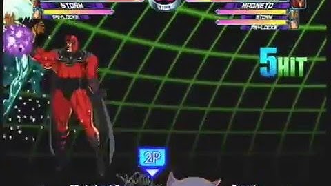 MvC2: Magneto 100% Sequence w/Storm (Proj)