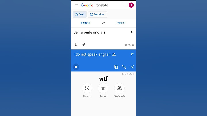 Google Translate being funny