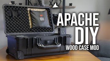 DIY Wood Mod Makes Apache 5800 Carry On Case AMAZING!