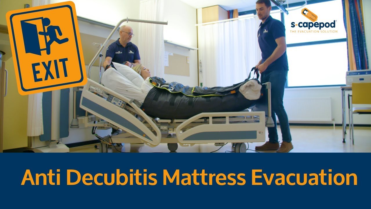 🏥 How to use SCAPEPOD Evacuation Sheet with an alternating pressure relief mattress 🚨 YouTube