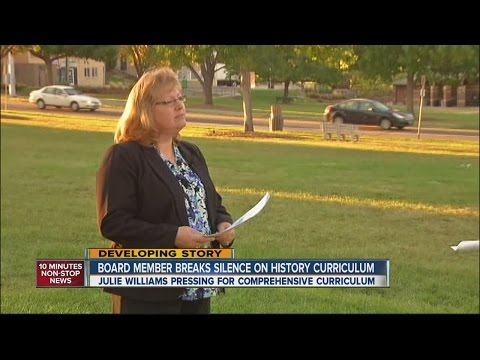 Jeffco Schools Board member Julie Williams speaks out on curriculumSchools and curriculummittee