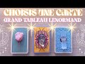 Grand tableau lenormand  3 choix  intemporel