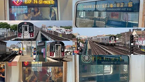 ⁴ᴷ⁶⁰ ᴴᴰᴿ (7) and (7X) Train Station Re-enhancement Service Change Action Along the Flushing Line
