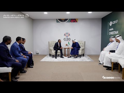 ولي عهد أبوظبي يبحث مع رئيس وزراء إثيوبيا تعزيز التعاون الثنائي على هامش قمة مجموعة العشرين