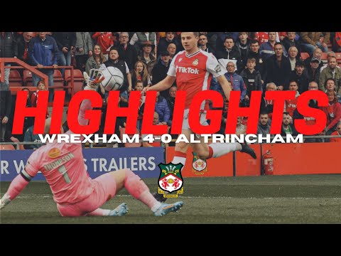 MATCH REPORT  Altrincham 1-2 Wrexham AFC - News - Wrexham AFC