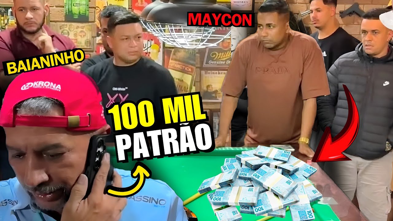 100 MIL REAIS: O JOGO MAIS LINDO QUASE ACABOU EM TRETA...