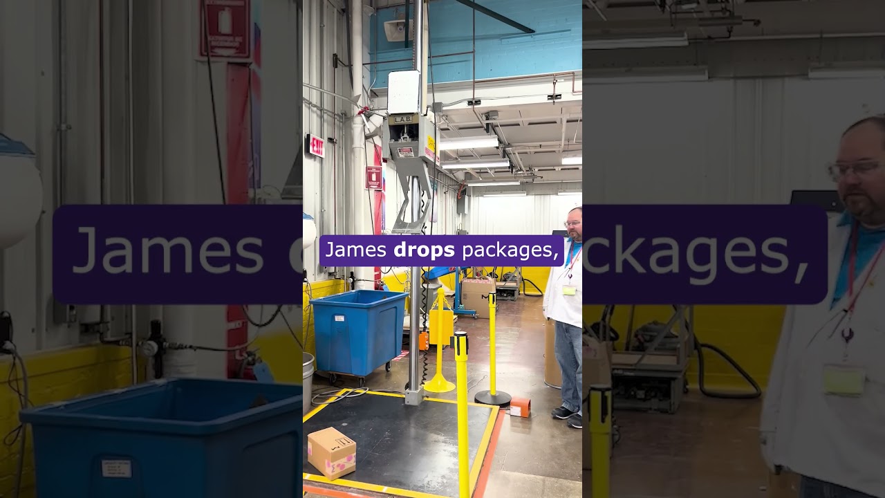 Making sure our packages are bump-proof #shorts