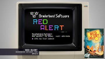 Red Alert - Broderbund Software, 1981 - Apple II (4K)