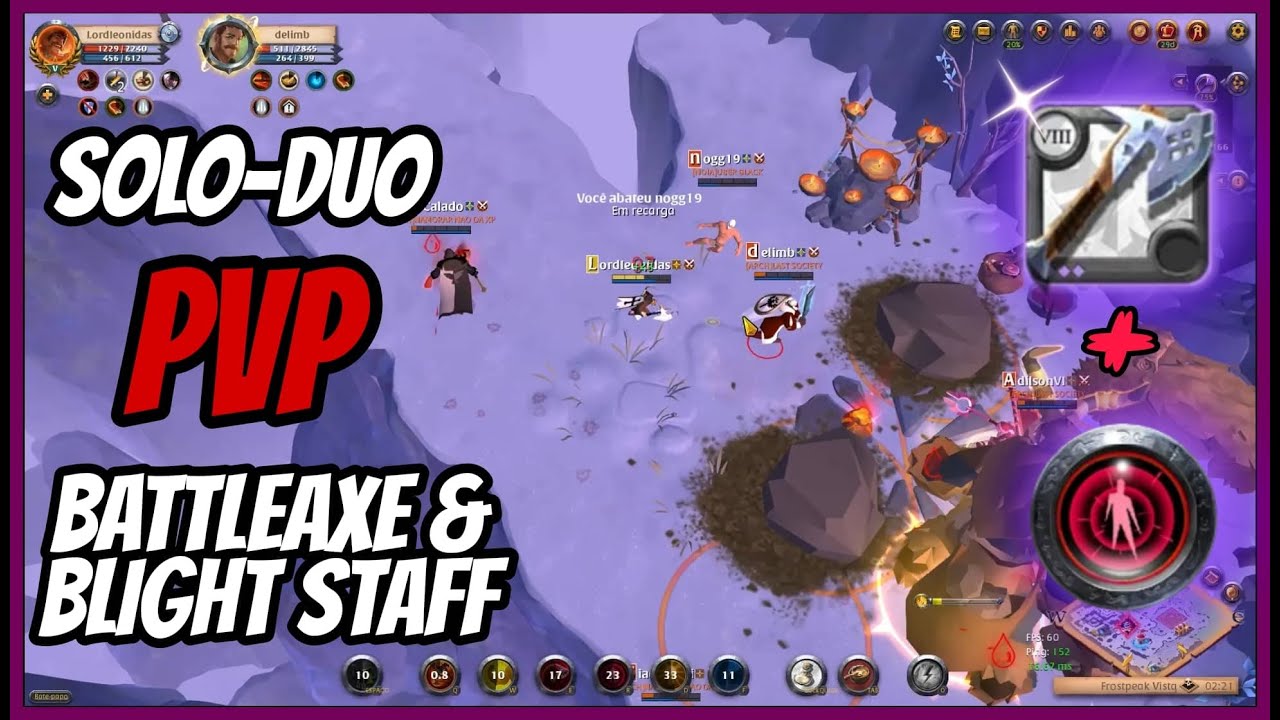 Albion Online Duo PVP Diving Static Group DG I Fought a Group