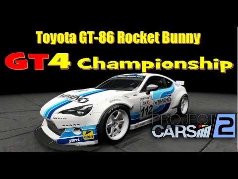 GT4 чемпионат на Toyota GT 86 Rocket Bunny | Project Cars 2 прохождение 12 Logitech G25