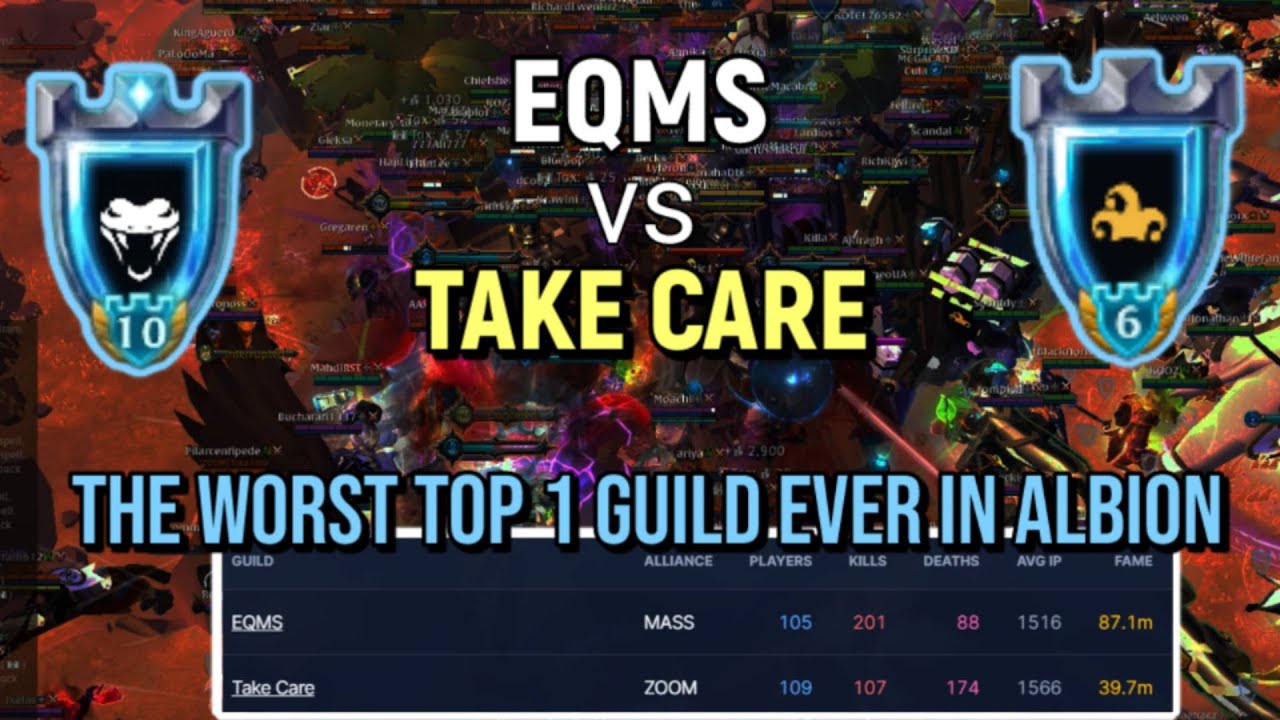 EQMS против TAKE CARE | ALBION ONLINE ZVZ EU 28/10 2025 | Европа 16UTC