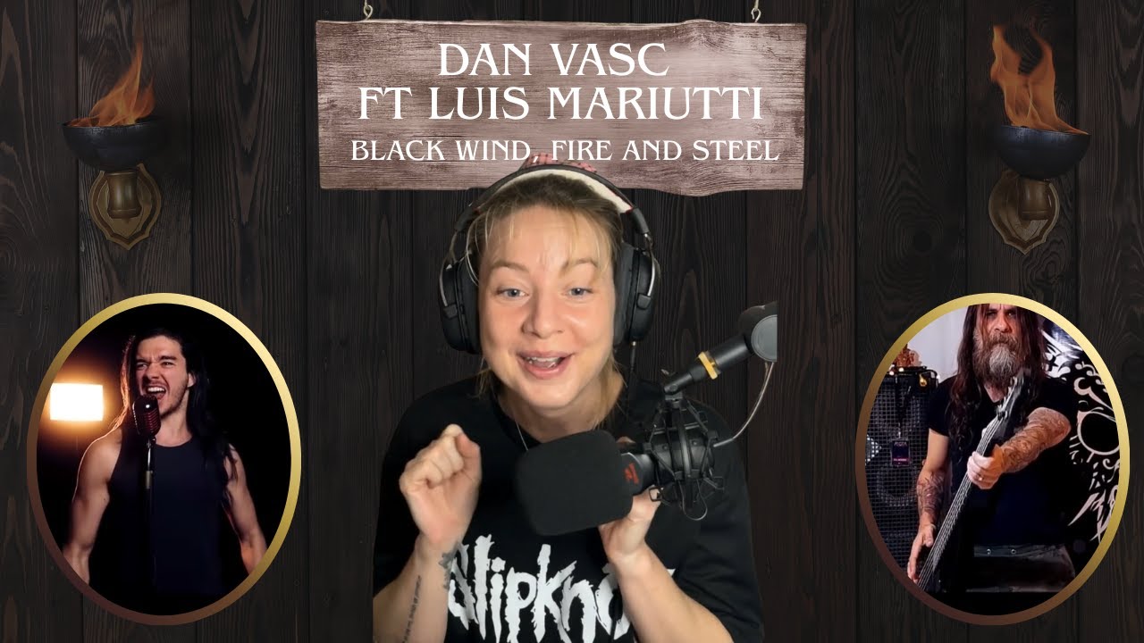 Реакция BHV: Black Wind Fire And Steel от Дэна Васка и Луиса Мариутти (кавер Manowar)