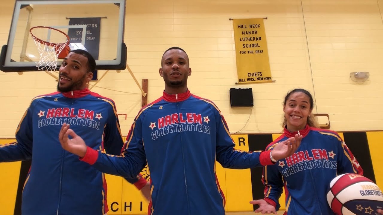 Deaf Students Receive Surprise | Harlem Globetrotters