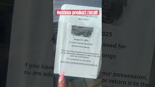 Hostess Ding Dong Recall shop with six at Dollar Tree #dollartree #recalls