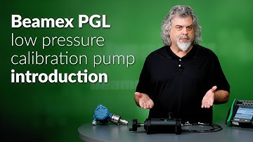 Beamex PGL low pressure calibration pump introduction