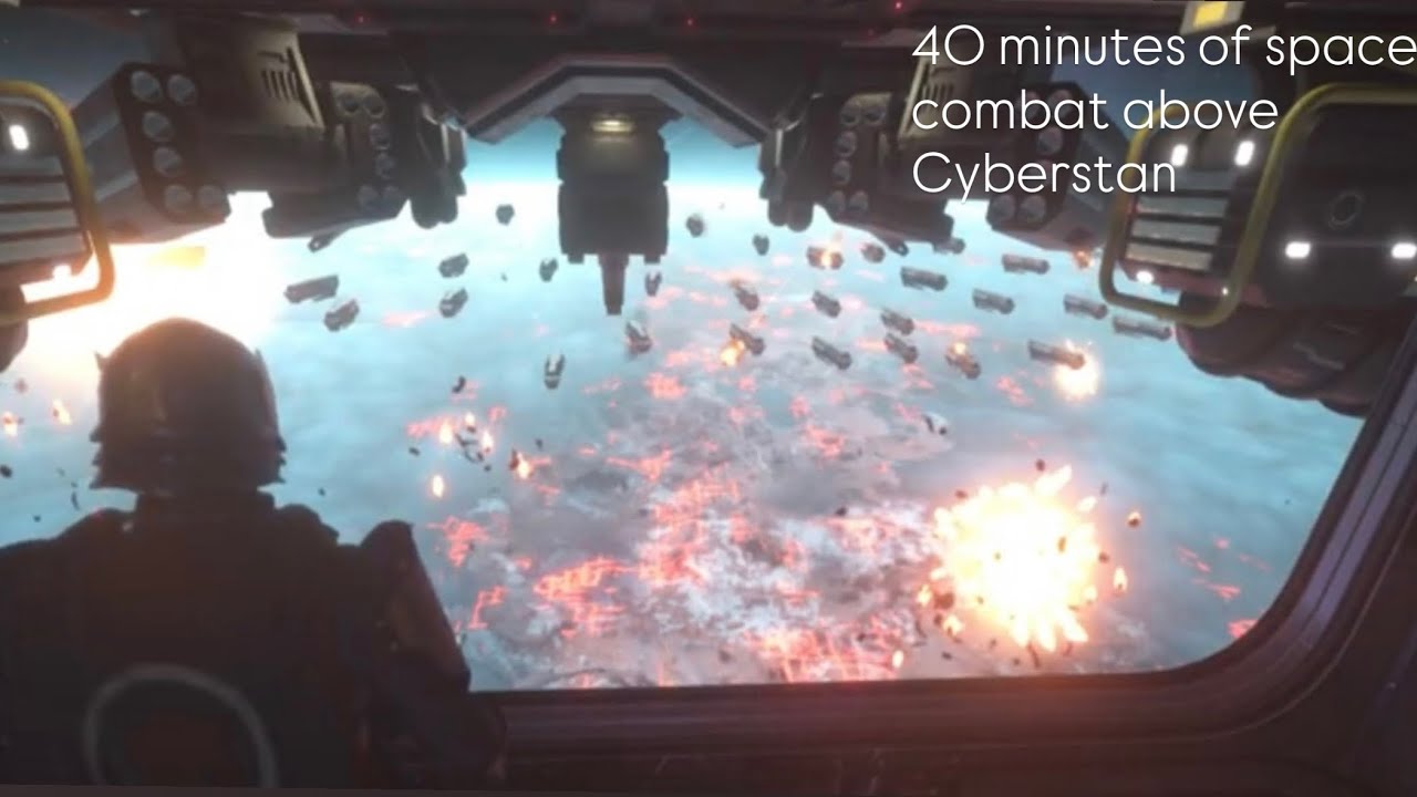 HELLDIVERS 2 40 minutes of space warfare over Cyberstan. 