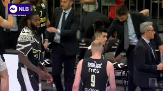 Dante Exum with the blow by and slam! (Partizan Mozzart Bet - Cedevita Olimpija 28.5.2023)