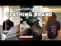 Things i do for my clothing brand  branding design inspo pricing launch prep routine small biz