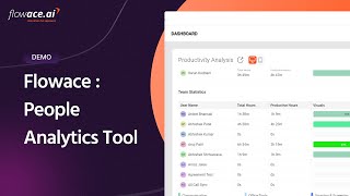 Flowace People Analytics | Flowace Employee Monitoring