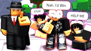 He Called His EGIRLS On Me After Losing.. 💀 | The Strongest Battlegrounds