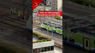Milano, treno con 200 passeggeri bloccato sotto il sole e senza aria condizionata