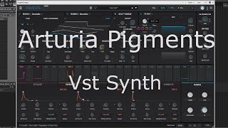 Arturia Pigments Polychrome software synthesizer  -  No talking