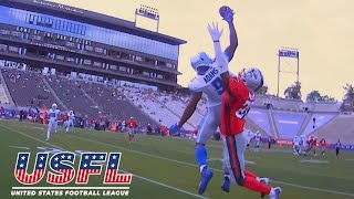 USFL's best drone and helmet cam shots from Week 2 | NBC Spo