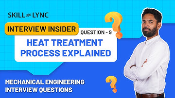 Heat Treatment Process Explained | Video 9 | Mechanical Engineering Interview Questions