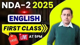 NDA-2 2025 Prepration || English Class || Important MCQ || #bidyasagarclasses #nda #nda2preparation
