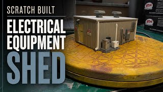 I scratch built a trackside electrical equipment shed