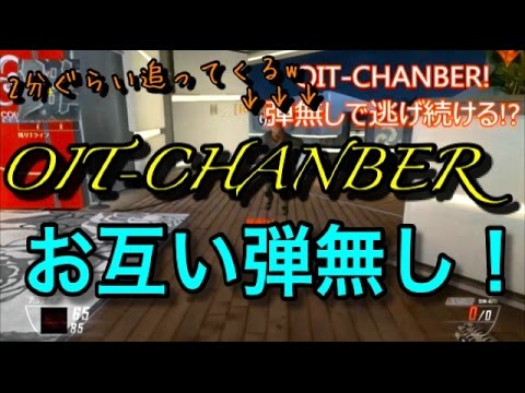 【CoD:BO2】弾丸一発! OIT-CHANBER 『お互い弾無しで逃げ続けみてたw』