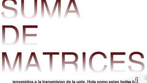 Suma de Matrices 2x2