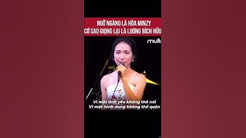 KIM TV - Hoà MinZy hát giọng Lương Bích Hữu đỉnh của chóp - Dằm trong tim #shorts #hoaminzy