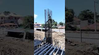 Rebar column installation. 6.20.26. #construction #shorts #rebar
