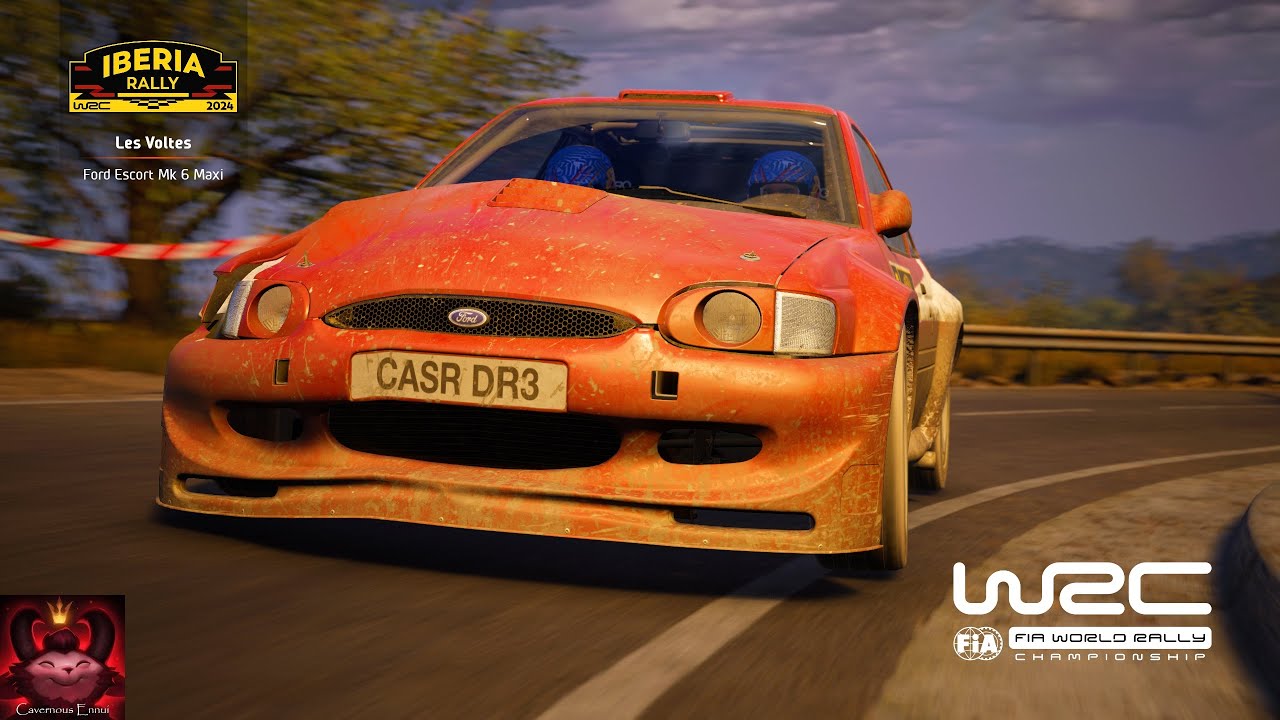 JRC World Cup 2025 R6 Spain 7 Les Voltes Ford Escort Mk 6 Maxi WRC