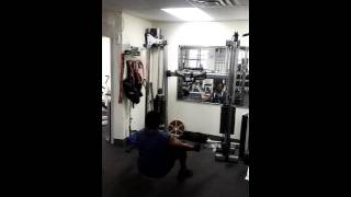420Lb Cable Squats