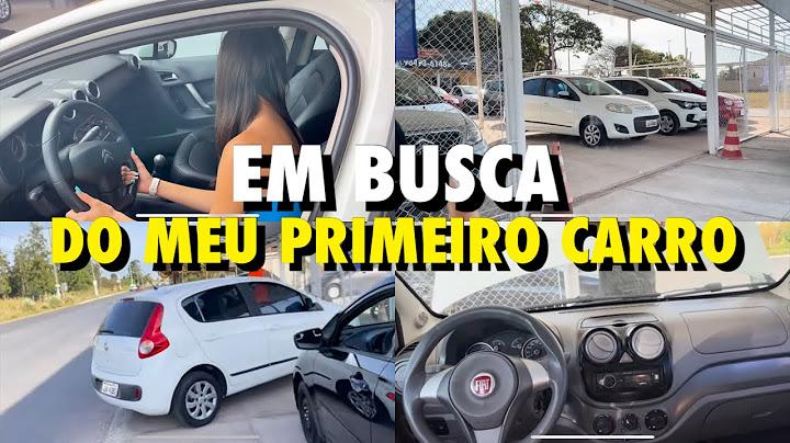 EM BUSCA DO MEU PRIMEIRO CARRO