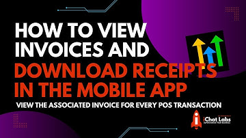 How to View Invoices and Download Receipts in the Mobile App