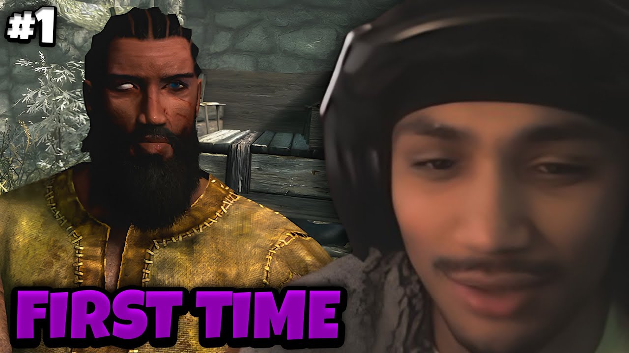 FIRST TIME EVER PLAYING SKYRIM IT'S GONNA BE A JOURNEY | SKYRIM AE #1 ...