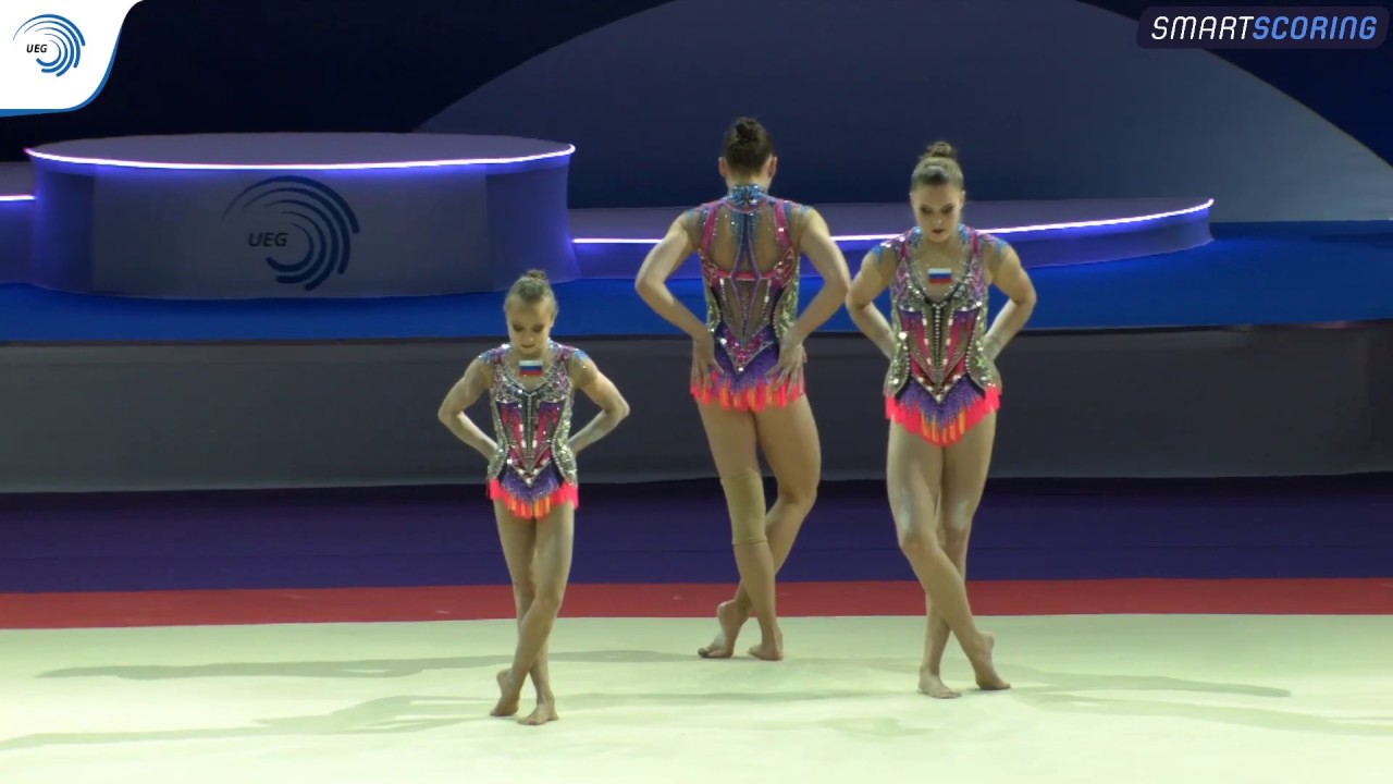 Women's group Russia - 2019 Acro Europeans, all-around final