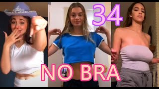 【No Bra34】無罩世界#tiktok#抖音#NoBraChallenge#Braless#無罩#真空#凸點