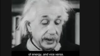 Albert Einstein explains e=mc2