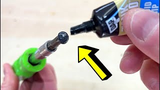 Put This GOOP On SCREWDRIVERS + SCREWS...Never Strip A Screw Again!! (Stripped Screw Preventer!) screenshot 4